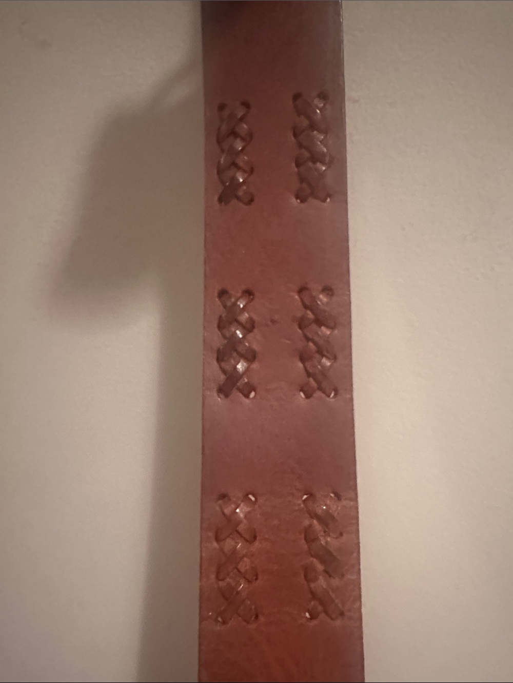 Women's Brown Leather Belt with Ornate Silver Buckle - Picture 2 of 7